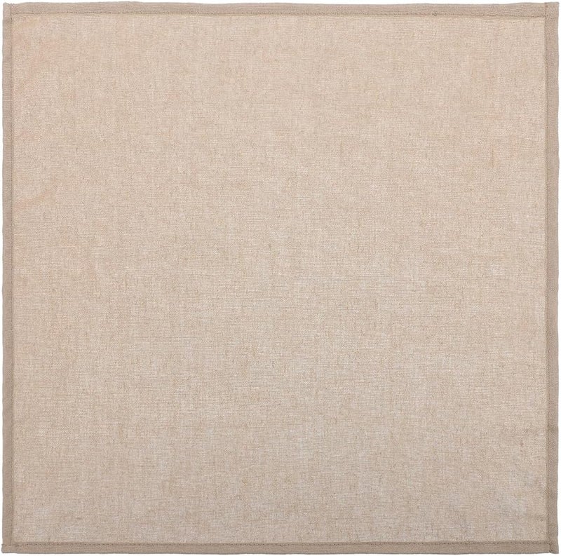 مناديل قماش الكتان القطني الخاكي 40X40 سم مقاومة للحرارة للمنزل والمطعم والولائم - Image 1