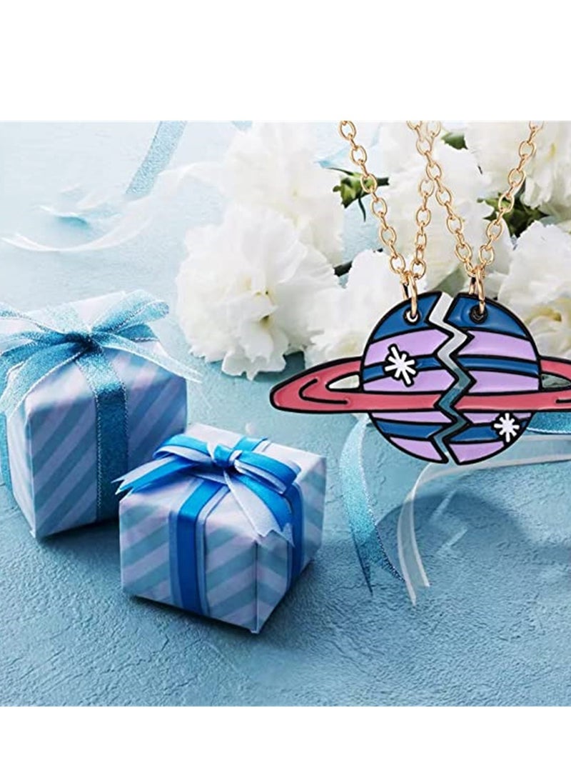 SYOSI - Heart BFF Necklace Friendship Necklaces Best Friends Forever Mermaid Tail Pendant Friendship Gifts for Girls Women - Image 1