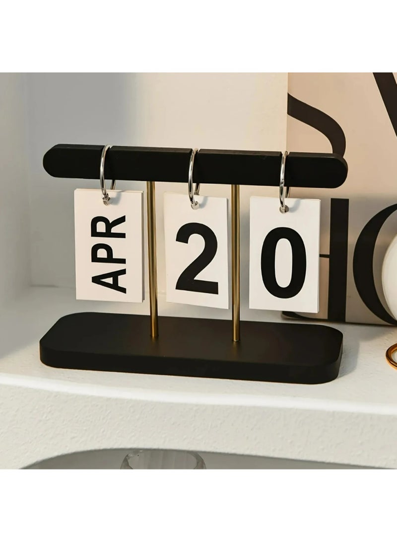 Page Turning Calendar Ornaments Office Desk Decor For Decorations Paper Teacher Stuff Accessories Date Display Desktop - Image 2