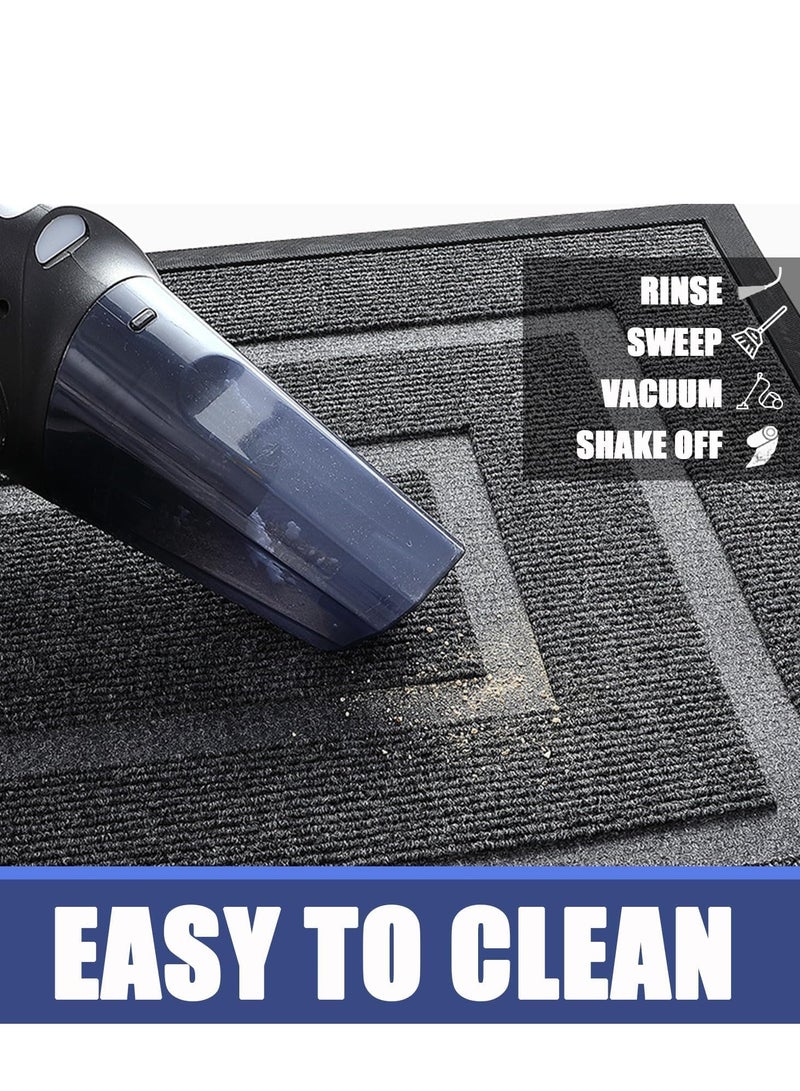 MIXDE Super Absorbent Moisture Resistant Door Mat,75x45CM Outdoor and Indoor Door Mat Home Welcome Mat, Front Welcome Mat Door Mat Suitable for Front Door, Patio, Hallway, Floor (Brown) - Image 5