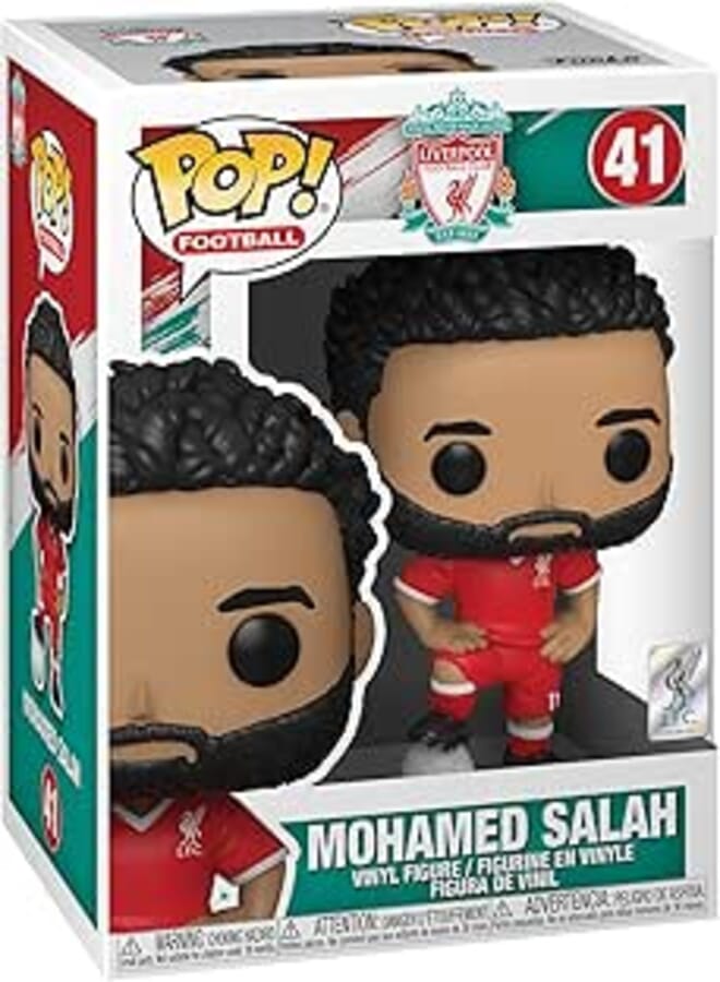 Funko Pop! Football: Liverpool - Mohamed Salah - Liverpool FC - Collectable Vinyl Figure - Gift Idea - Official Products - Toys for Kids and Adults - Sports Fans