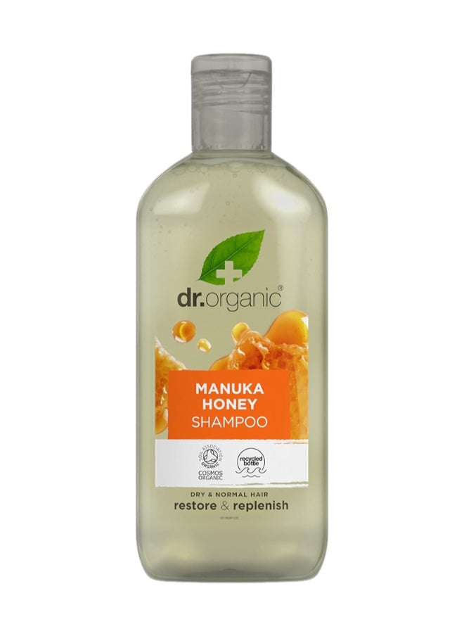 dr.organic Dr. Organic Manuka Honey Shampoo, Restore And Replenish For Dry & Normal Hair, 265Ml  - Image 1