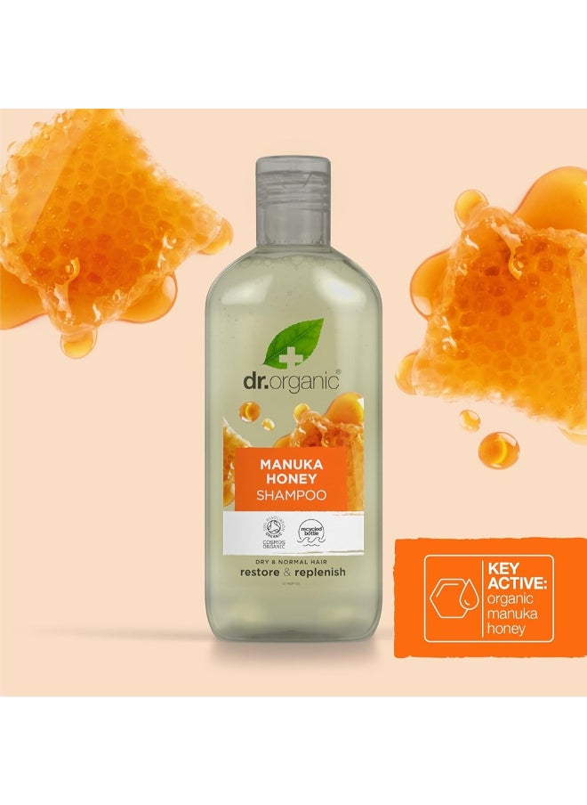 dr.organic Dr. Organic Manuka Honey Shampoo, Restore And Replenish For Dry & Normal Hair, 265Ml  - Image 5