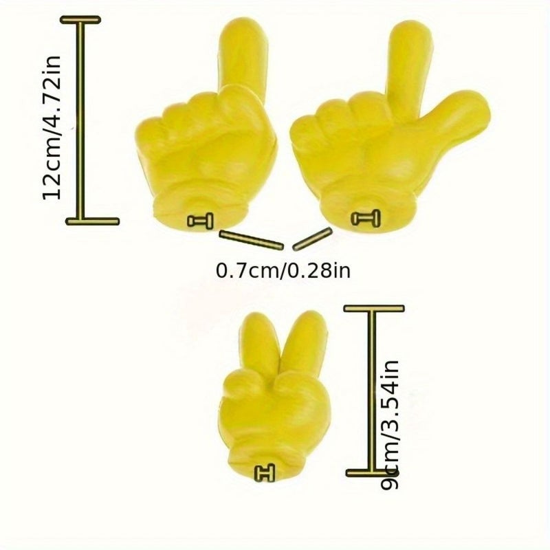 هوائي إبداعي للسيارة من مادة EVA المتينة مقاوم للعوامل الجوية، زينة مركبة كارتونية بأصبع SZ 03 - Image 3