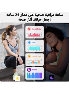 ibsun 1.8" Smart Watch for Women, Alexa Built-in (Answer/Make Calls), IP68 Waterproof 100+ Sport Mode Activity Tracker, Heart Rate SpO2 Sleep Monitor (golden)  - Image 4