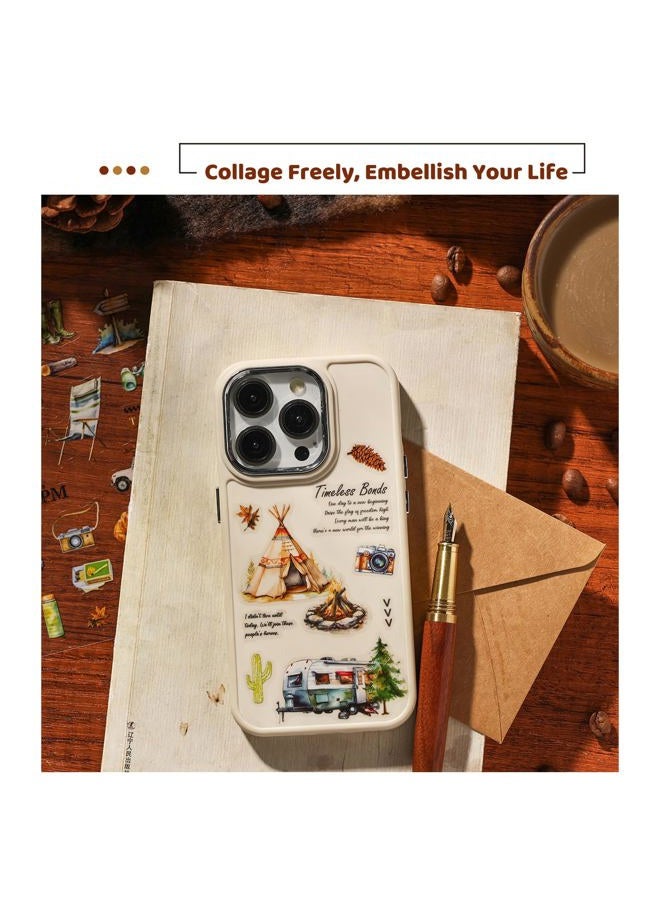 OKUPAN Vintage Food Stickers for Scrapbooking – 320+ Transparent PET Dessert, Coffee, Cake & Bread Stickers for Journaling, Junk Journal Supplies, Kids DIY Crafts, Baking & Camping Decoration - Image 4