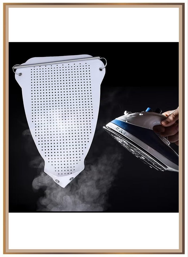 Ironing Shoe Cover, Steam Iron Guard on Most Standard Size, Easy Installation for All Fabrics, Prevents Burn, Sticking, with Bag, Ironing Board Cover, Cover Iron Shoe Used, lron Heat Protector, Steam Ironing Accessories, Iron Sole Shield Fabric Protective Film(1.0mm) - Image 4