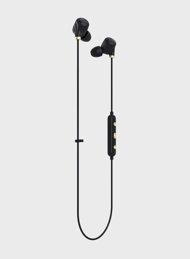Happy Plugs Wireless Earphones Black Gold