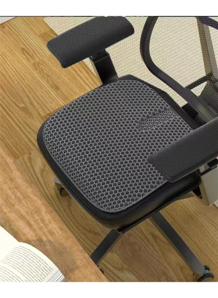 Relax Smart Car Honeycomb Seat Cushion | Breathable Gel Cushion for Pressure Relief, Comfortable Driving & Office Seating-Honeycomb Cushion | Easy-to-Clean, Ultra-Breathable & Soft Comfortable Seat Pad for Home & Office-Gel Honeycomb Seat Cushion | Pressure Relief, Breathable & Blood Circulation Support for Office & Home - Image 2