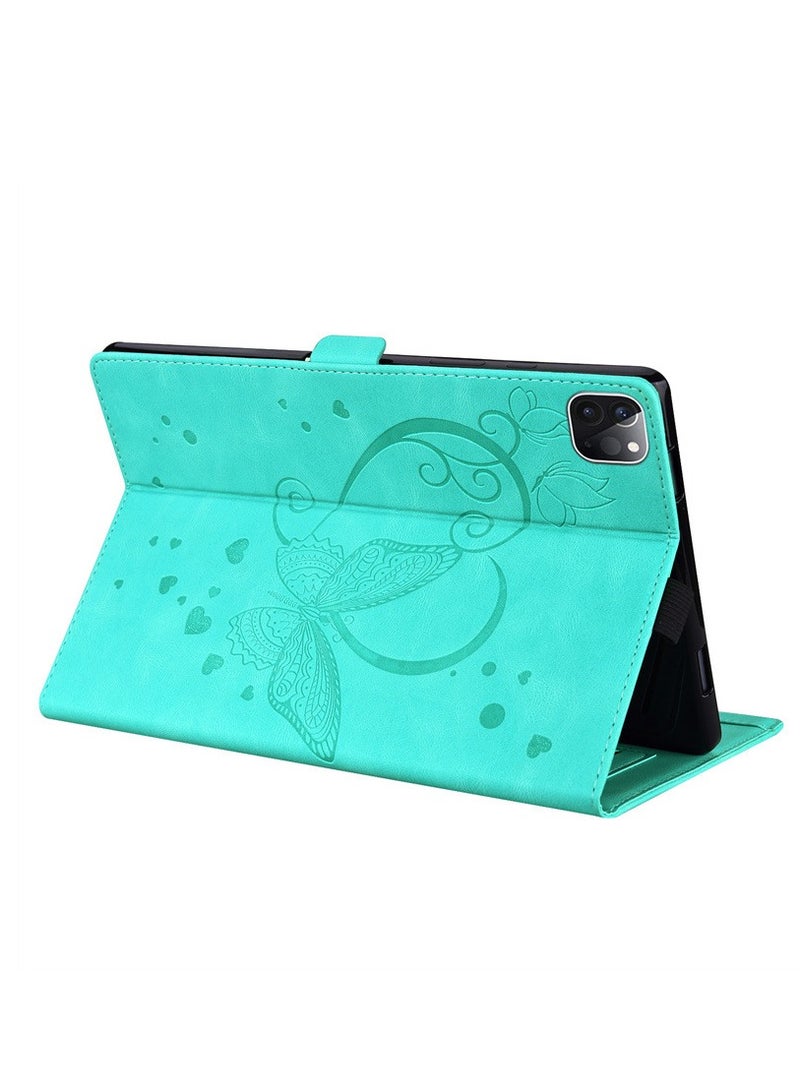Case for 11'' Tablet Xiaomi 6, PU Leather Flip Case, Stand TPU Embossing Case with Card Slot - Image 4