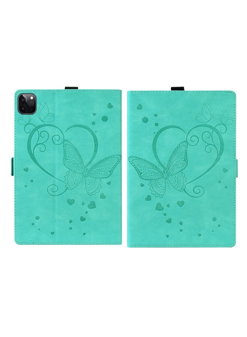 Case for 11'' Tablet Xiaomi 6, PU Leather Flip Case, Stand TPU Embossing Case with Card Slot - Image 3