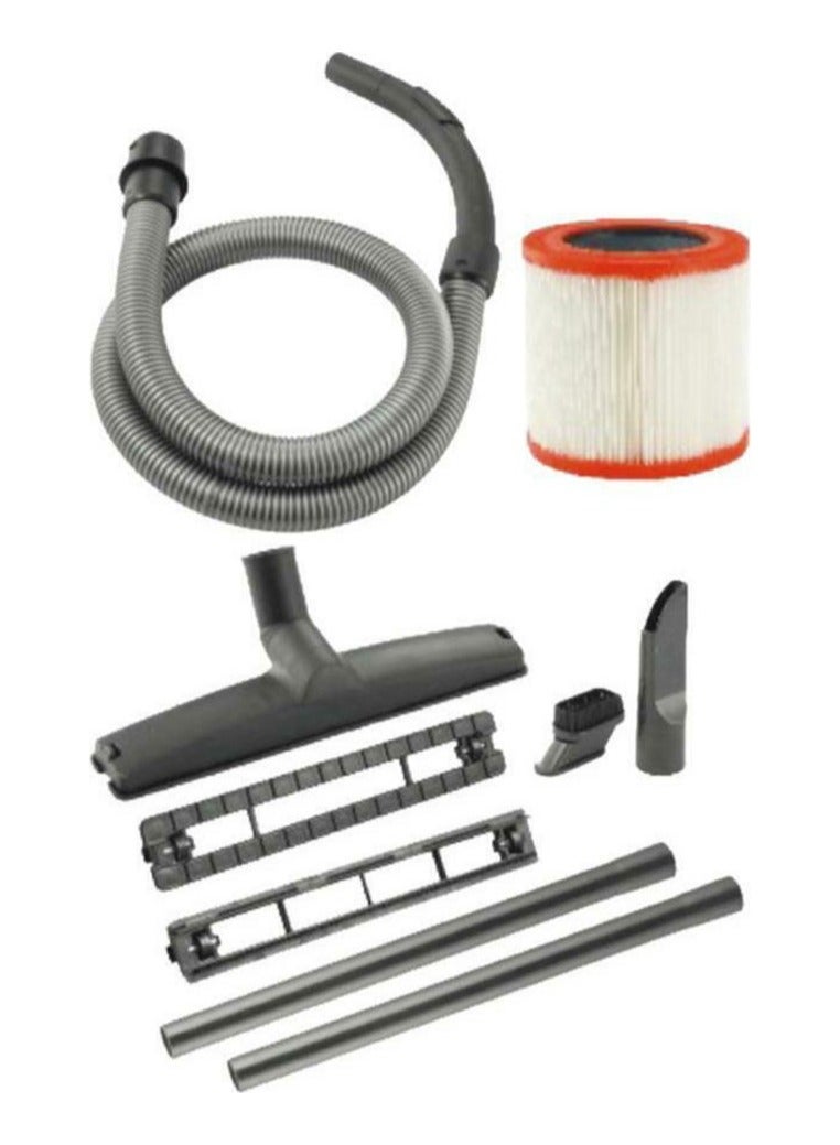 TOTAL Wet & Dry Industrial Vacuum Cleaner 1400W 30L HEPA Filter with Hose, Floor Brush & Crevice Tool TVC14301 - Image 3