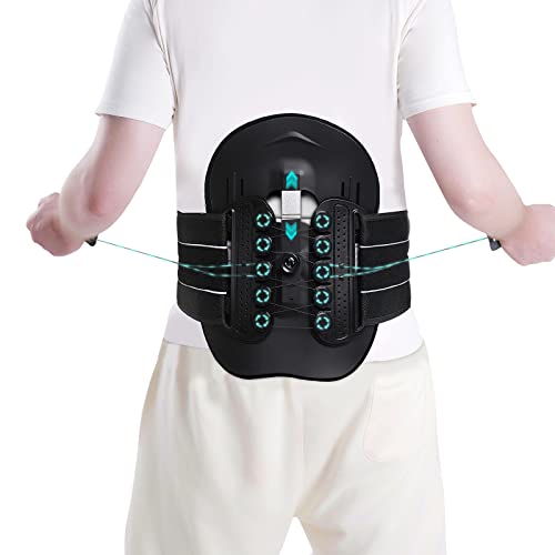 TANDCF LSO Spine Decompression SupportEntire ARC Back Brace for Women Men3D PAD Plus Lumbosacral Corset Belt with Adjustable Pulley System Decompression Back Support for SciaticaHerniated Discs - Image 2