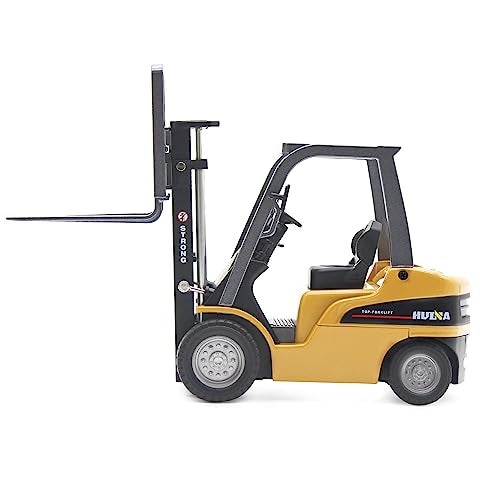 Dollox Die-cast Forklift Truck Toys 1/50 Scale Metal Engineering Vehicle Fork Truck High Detail Construction Vehicles Model Collection Forklift Decoration Toy Gift for Kids - Image 3