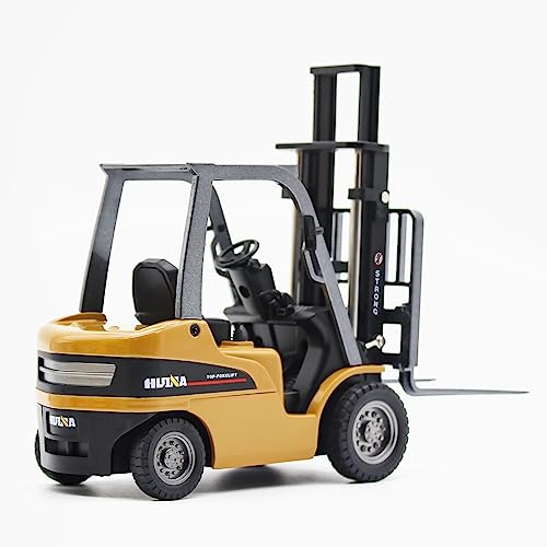 Dollox Die-cast Forklift Truck Toys 1/50 Scale Metal Engineering Vehicle Fork Truck High Detail Construction Vehicles Model Collection Forklift Decoration Toy Gift for Kids - Image 5