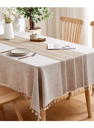 1-Piece Table Cloth Set - 4/6/8-Seater Rectangular Tablecloths with Stain-Resistant Fabric, Wrinkle-Free & Machine Washable - for Dining Room, Parties, Holiday Decor & Outdoor Use  140*180cm - pzsku/ZA55F024A05AE68D8FBA2Z/45/1749468614/d675dfed-87b8-4f1c-878d-2e2d9629eb2b