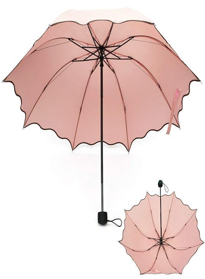 Anasis Magic Umbrella Changing Secret Blossoms Occur with Water Magic Print 3 Fold Umbrella for Girls,Magic Umbrella (multicolour) - Image 3