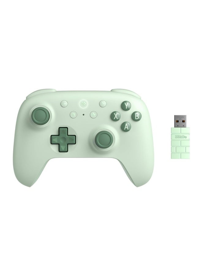 8BitDo Ultimate 2C Wireless Controller for Windows PC and Android, with 1000 Hz Polling Rate, Hall Effect Joysticks and Triggers, and Remappable L4/R4 Bumpers (Green) - Image 1