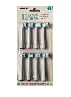 Swissco Swissco Replacement Brush Heads (compatible with Oral-B Genius, Smart & Pro)  - Image 1