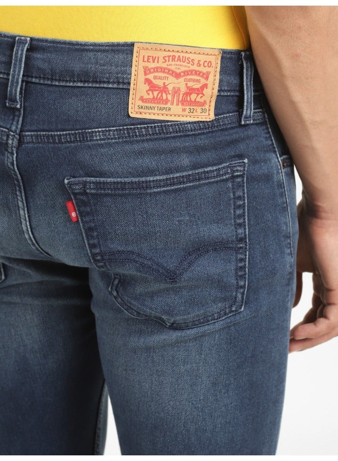 Levi's Men's Mid Indigo Skinny Taper Fit Jeans - Image 5