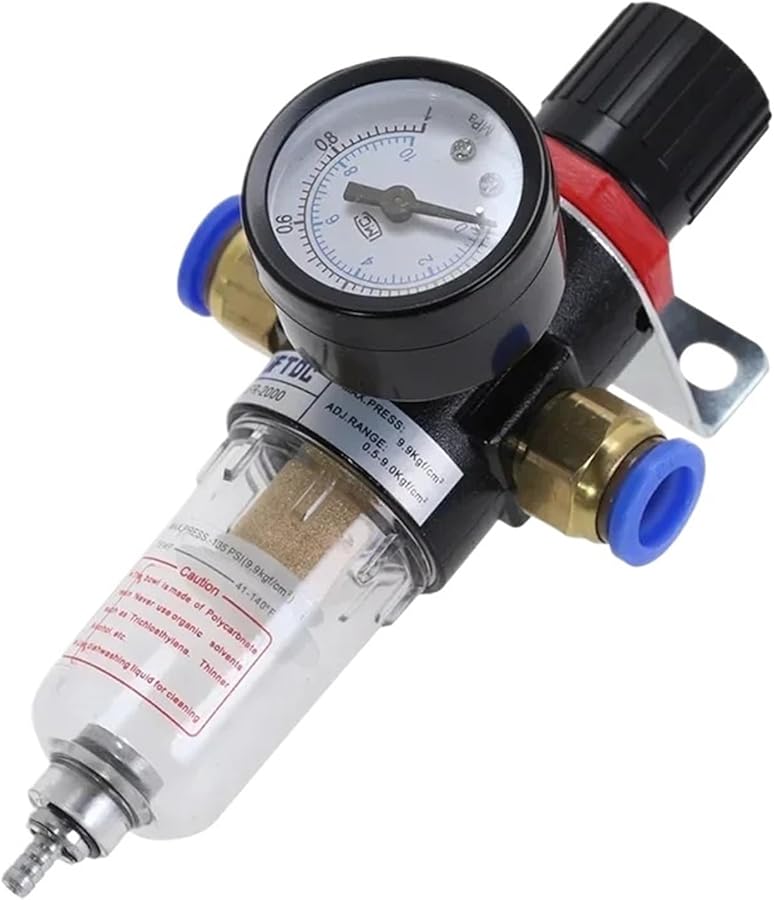 AFR2000 Pneumatic Filter Air Treatment Unit Pressure Regulator Compressor Valve AFR 2000 W PC 10MM - Image 2