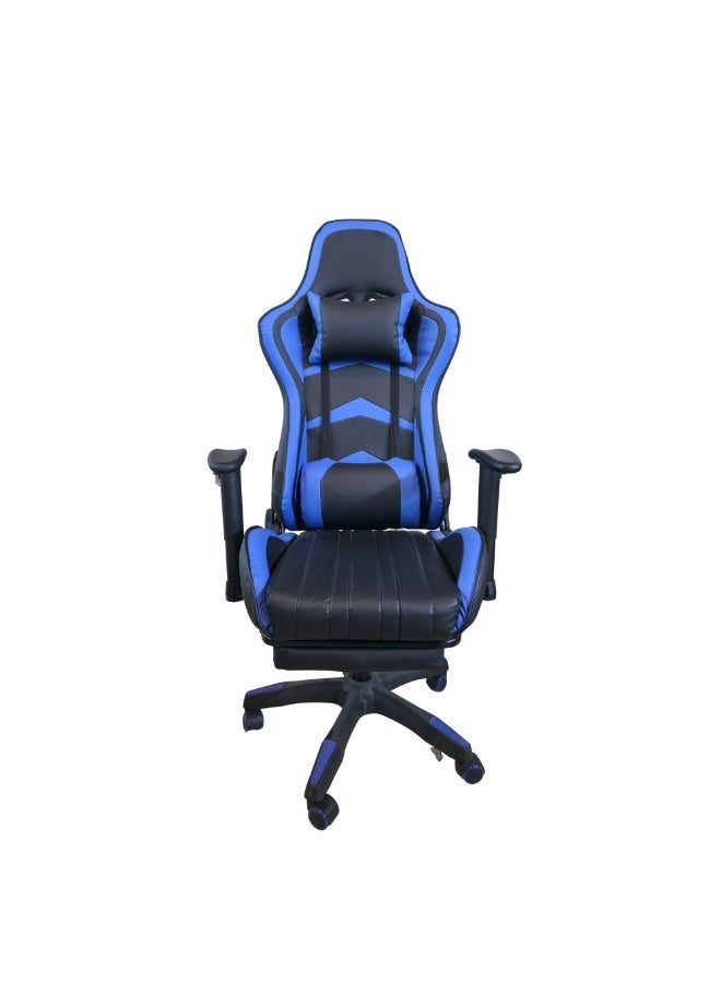 FURALUX Ergonomic Gaming Chair with Retractable Footrest – High Back Reclining Racing Style Gamer Chair with Adjustable Lumbar Support, Headrest & Height Control - Image 1