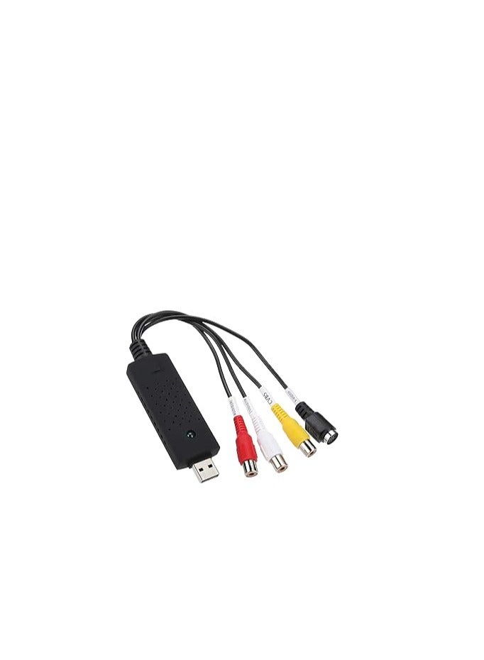 Generic Usb 2.0 to 3 rca audio video tv vhs dvd rw hd capture converter pc cable adapter