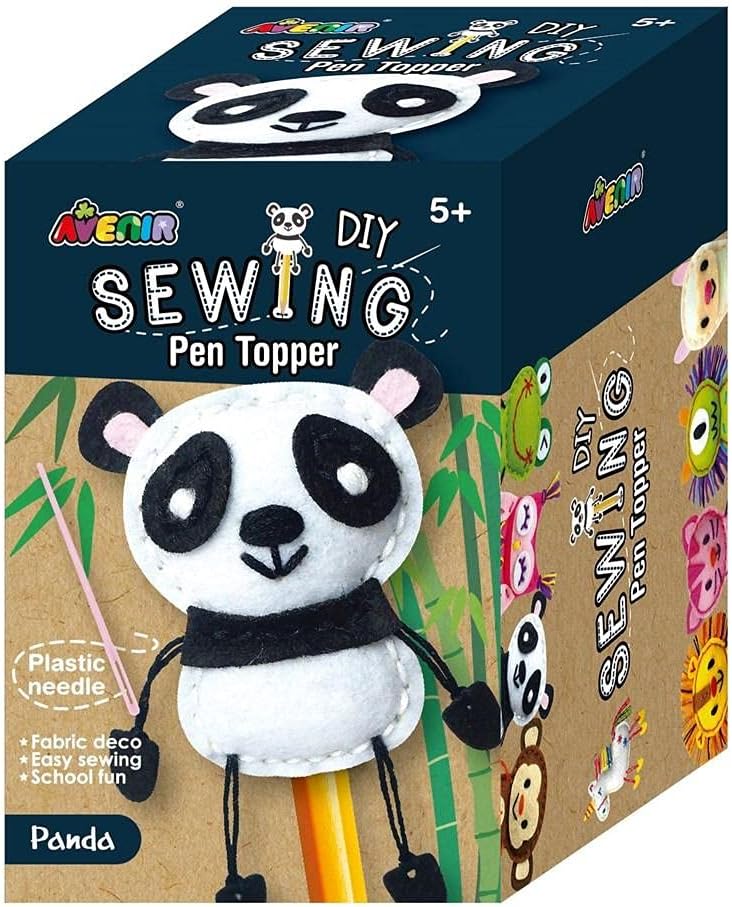 DIY Sewing Pen Topper Panda