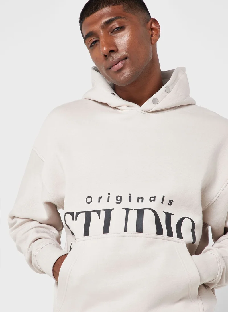 JACK & JONES Slogan Hoodie