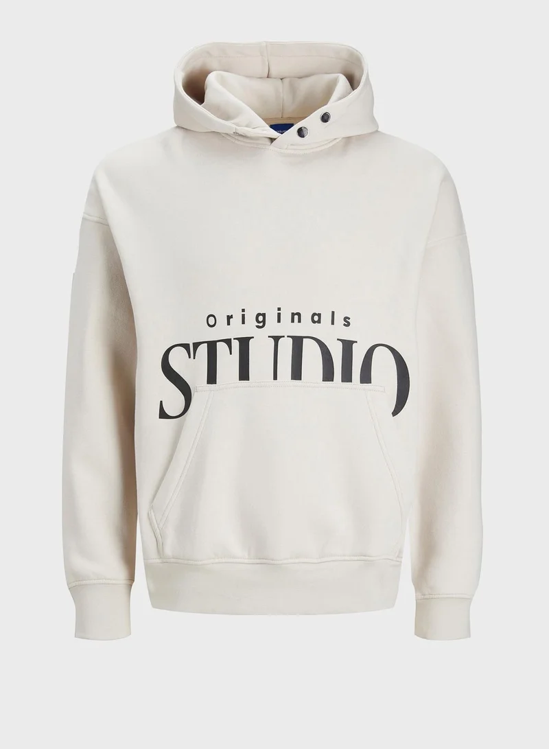 JACK & JONES Slogan Hoodie