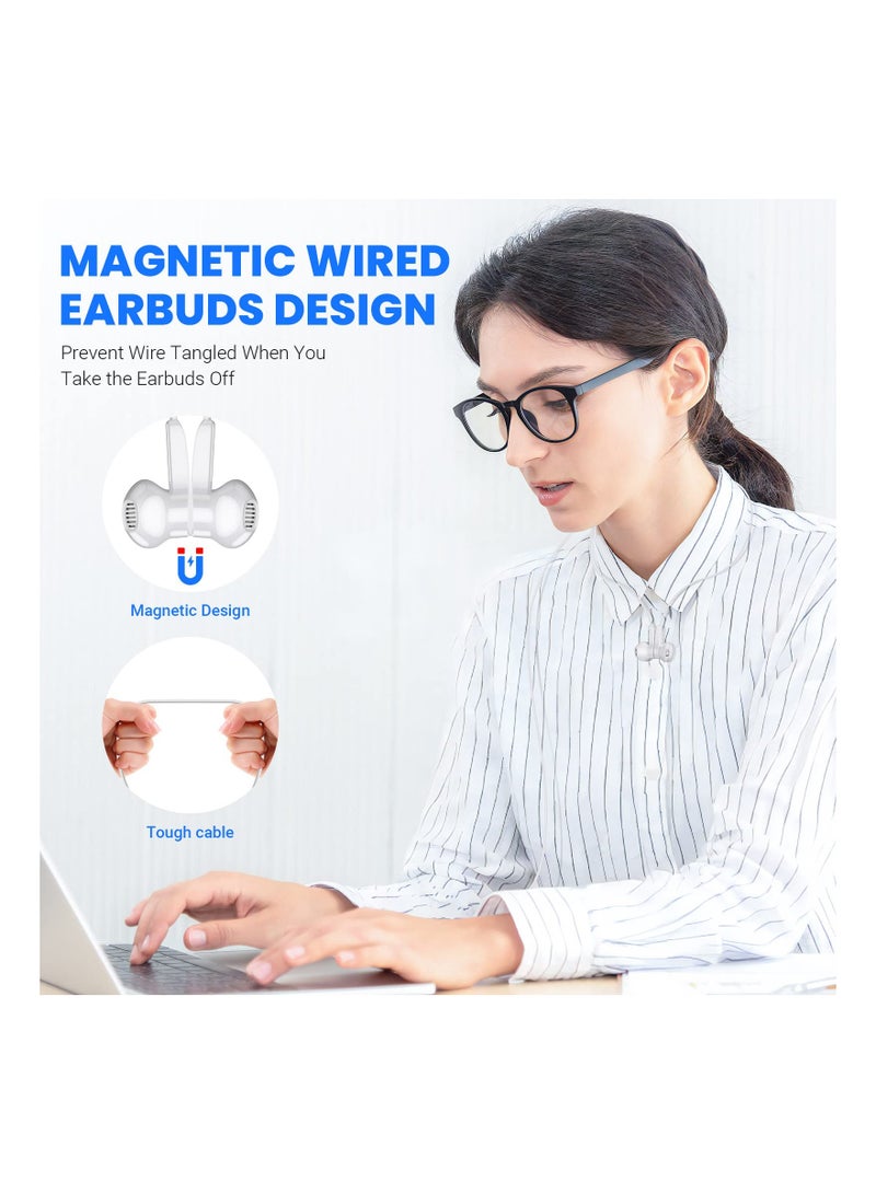 SYOSI USB C Headphones for Pad Pro, Type C Wired Earphones, Noise Cancelling Earbuds Compatible with Mic Stereo Volume Control for Samsung S23 Ultra S22 A53 Galaxy Z Flip 3 Pixel 7 7A 7Pro Tablet Fold - Image 4