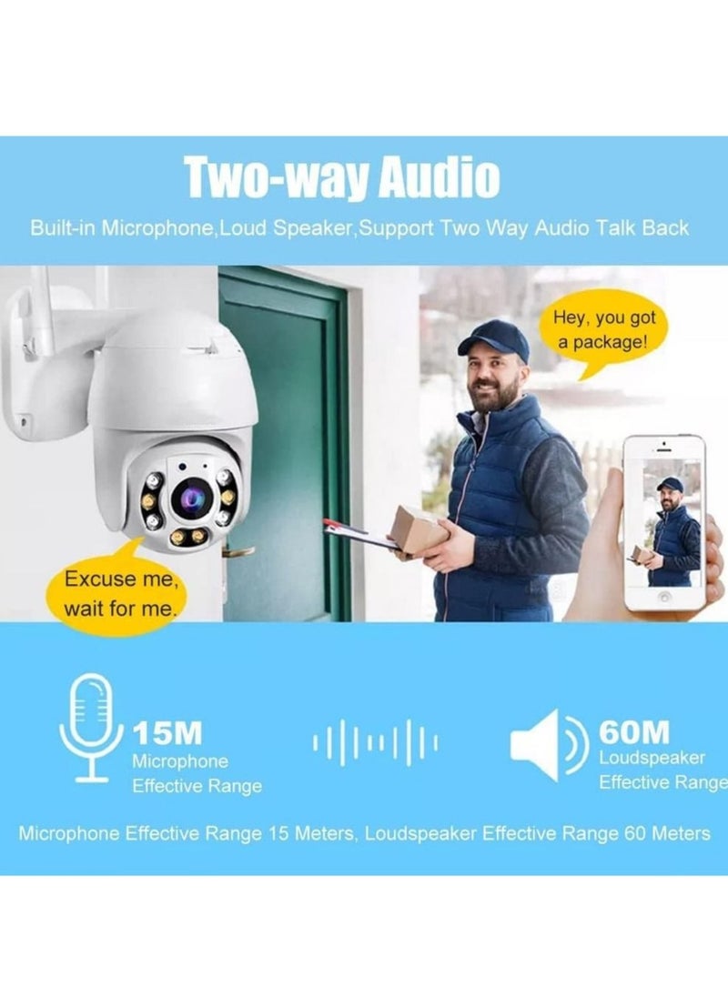 Generic - 5G WiFi Security Camera, 3MP High Definition Dual Band 2.4G/5GHz Wireless Camera for Home Security, Motion Tracking with Infrared Night Vision, Spotlight Camera - Image 1