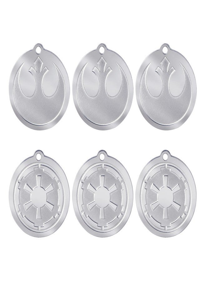 Hallmark Keepsake Miniature Christmas Ornament 2022, Star Wars The Rebel Alliance vs. The Galactic Empire, Mini Set of 6 - Image 2