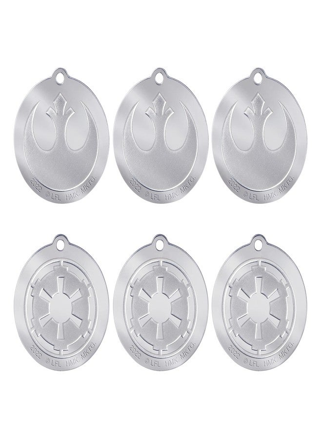 Hallmark Keepsake Miniature Christmas Ornament 2022, Star Wars The Rebel Alliance vs. The Galactic Empire, Mini Set of 6 - Image 5