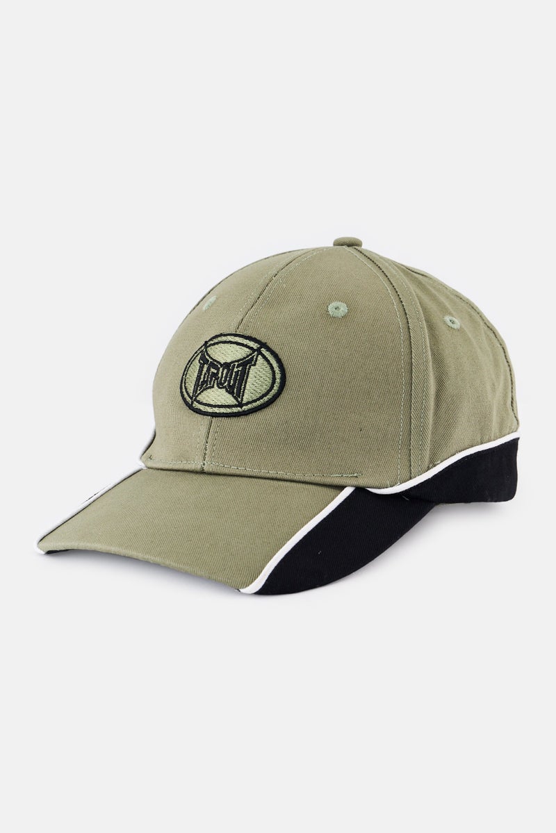 TapouT Men Brand Logo Cap, Olive - Image 1