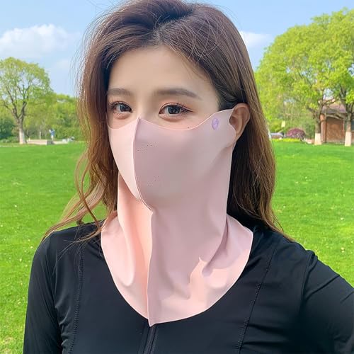 TecoKart Polyester UV Mask with Cooling Neck Gaiter, Face Mask for Sun Protection, Outdoor Bike Mask,Face Cover for Women, Washable&Reusable - Image 5