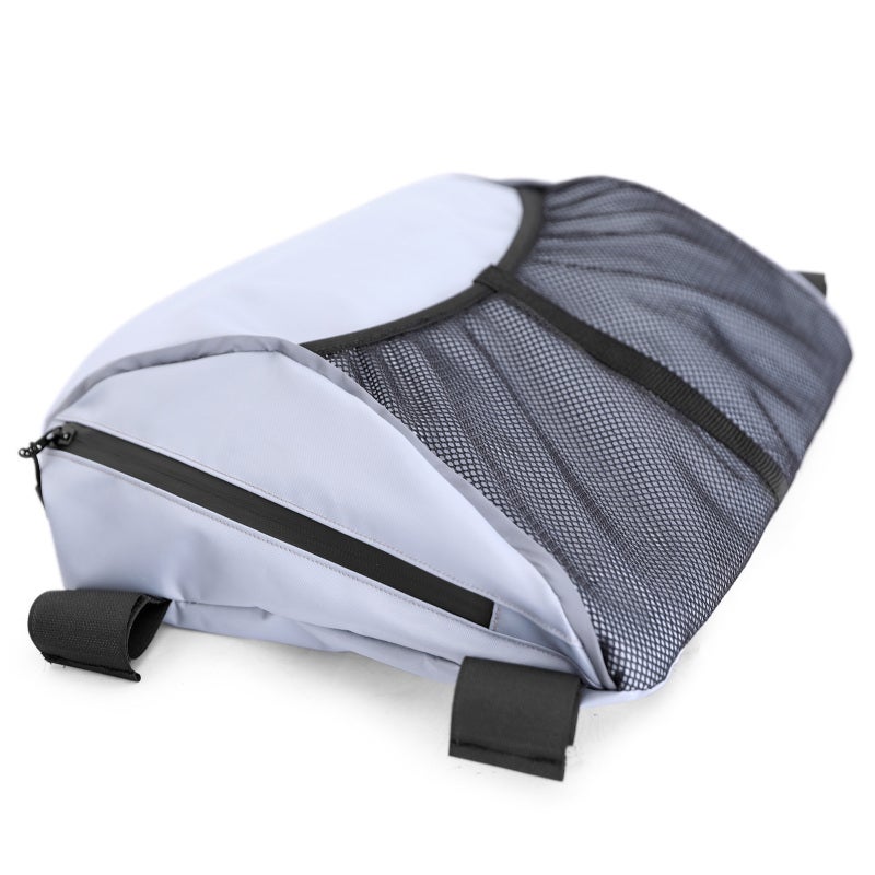 Kayak Mesh Storage Made Of Water-Resistant Oxford With 2 Side Zippers - 2 Mesh Pouches For Kayaking Chair - Image 2