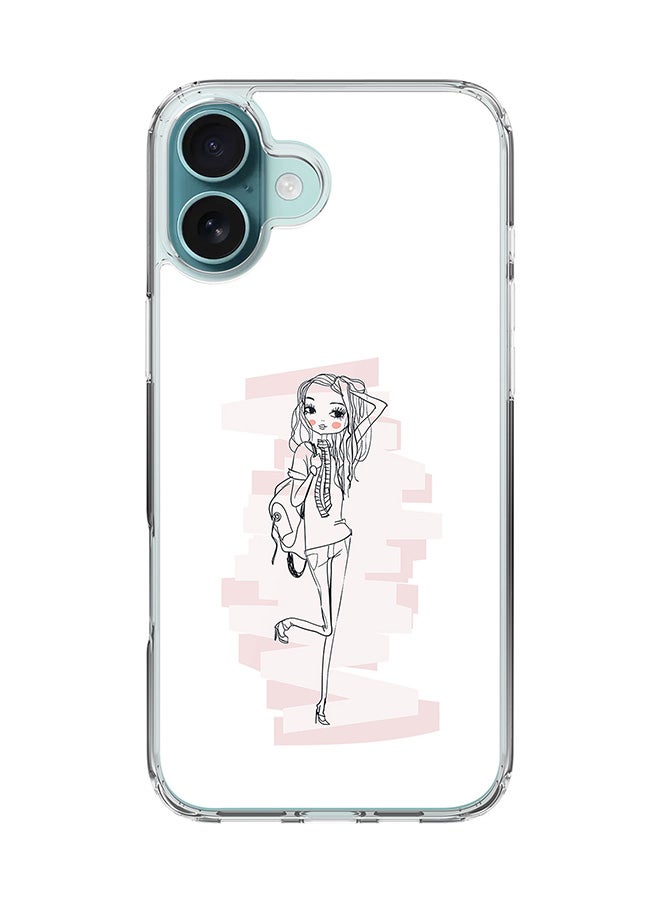 Stylizedd For iPhone 16 Plus Case [Compatible with MagSafe] Slim Magnetic cover Clear Phone Case - Teen Star - Image 1