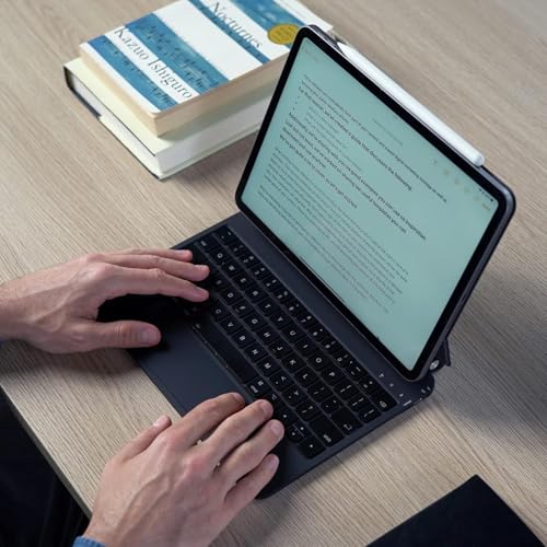 QUARK Magic Keyboard Case for iPad Pro 11-inch (M4,2024), Keyboard Case for iPad Pro 11 with Multi-Touch Trackpad, Easy-Set Magnetic Stand, Backlit Keys, Black - Image 5