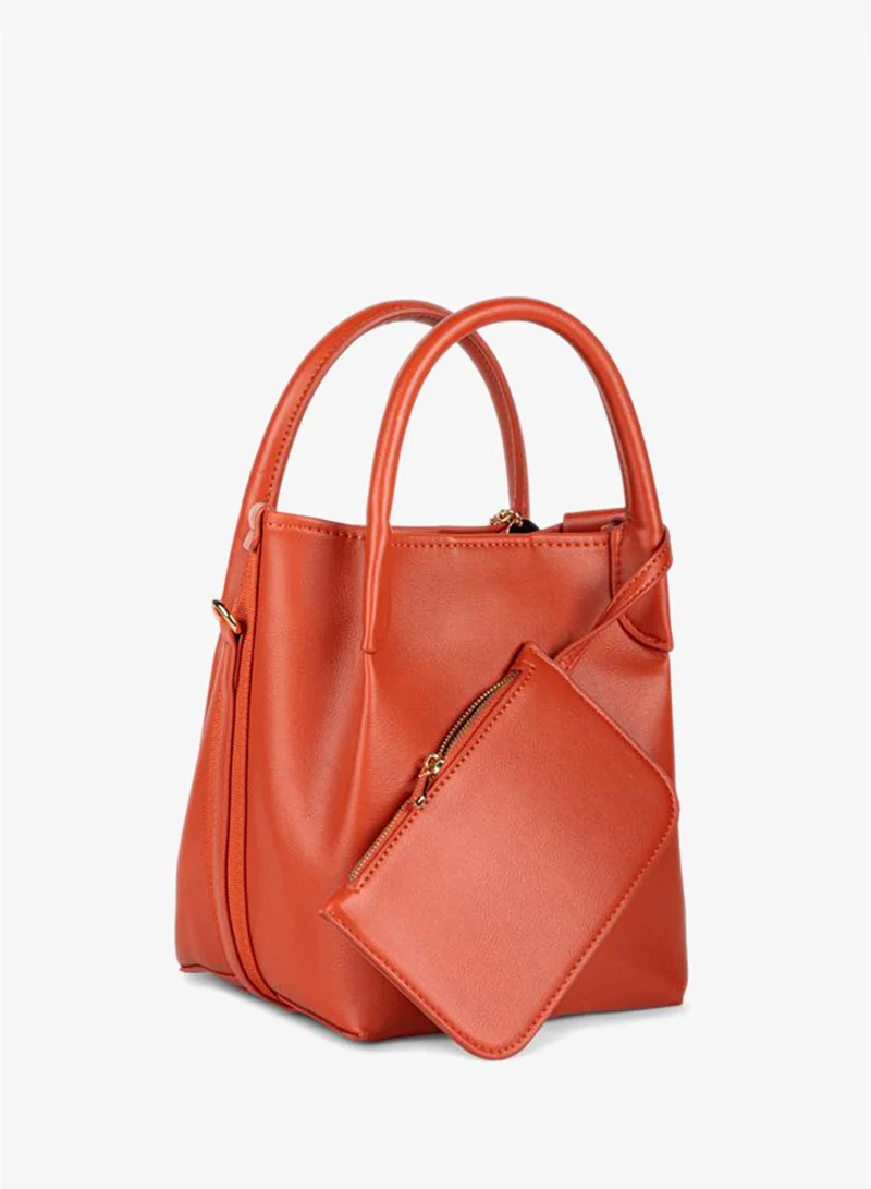 Vincci Orange Women Top Handle Shoulder Bag for Women | Best Price UAE