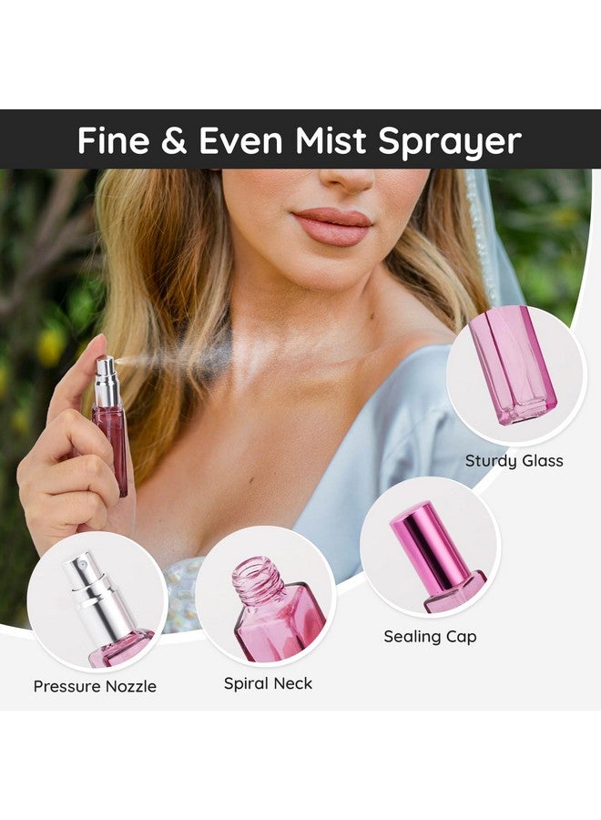 Segbeauty Segbeauty Travel Perfume Bottle Refillable, 6pcs 10ML Glass Perfume Atomizer with Gift Box, Empty Travel Cologne Sprayer Set Pocket Perfume Dispenser Mini Spray Bottle for Perfume Toiletries Cosmetic  - Image 3