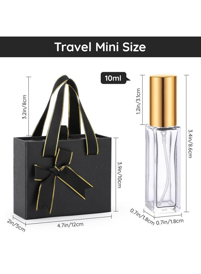 Segbeauty Segbeauty Travel Perfume Bottle Refillable, 6pcs 10ML Glass Perfume Atomizer with Gift Box, Empty Travel Cologne Sprayer Set Pocket Perfume Dispenser Mini Spray Bottle for Perfume Toiletries Cosmetic  - Image 5