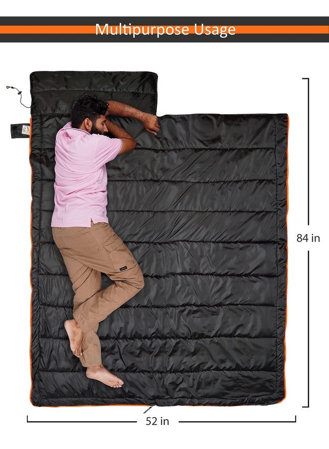 RhinoKraft Camping Sleeping Bag - 3 Season Warm & Cool Weather - Summer, Spring, Winter, Lightweight, for Adults & Kids - Camping Gear Equipment, Traveling and Outdoors - Image 4