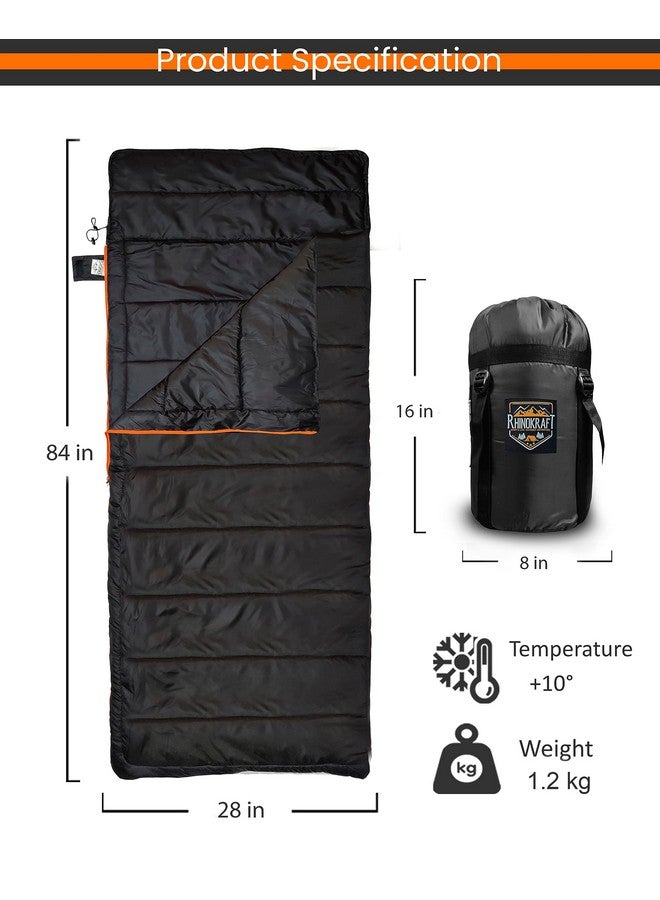 RhinoKraft Camping Sleeping Bag - 3 Season Warm & Cool Weather - Summer, Spring, Winter, Lightweight, for Adults & Kids - Camping Gear Equipment, Traveling and Outdoors - Image 2