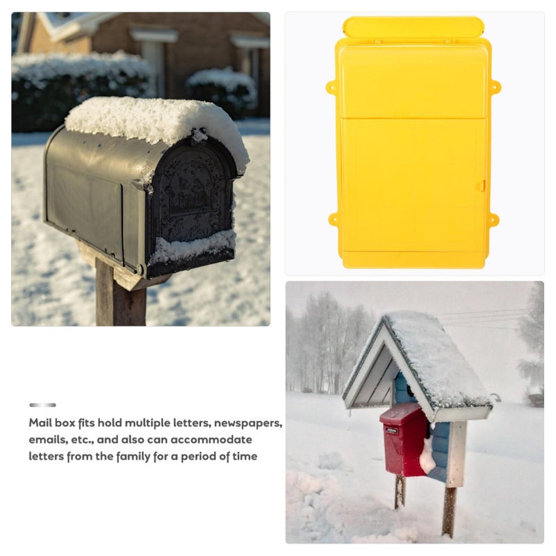 Yardwe Wall Mounted Mailbox Lock Box For Outdoor Donations And Fundraising - Image 4