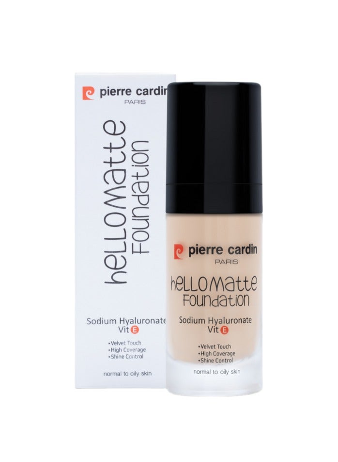 Pierre Cardin Hello Matte Foundation Fair 306 - Image 1