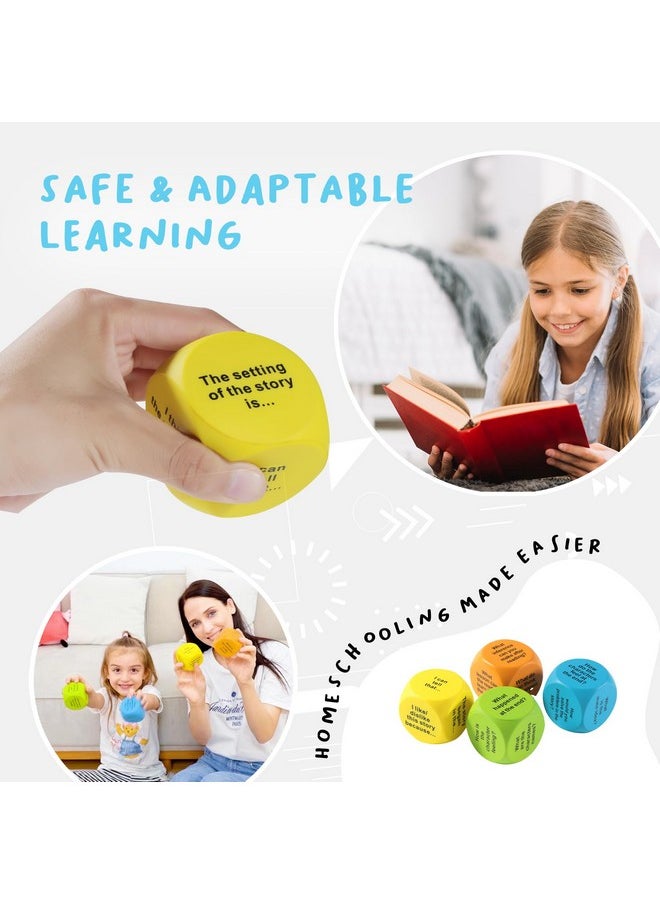 BETTERLINE Interactive Reading Comprehension Cubes Set - Educational Learning Dice for Kids, Teachers, and Parents - 4 Levels, 24 Questions - Learning Games for Kids, Classroom and Home Learning Tools  - Image 5