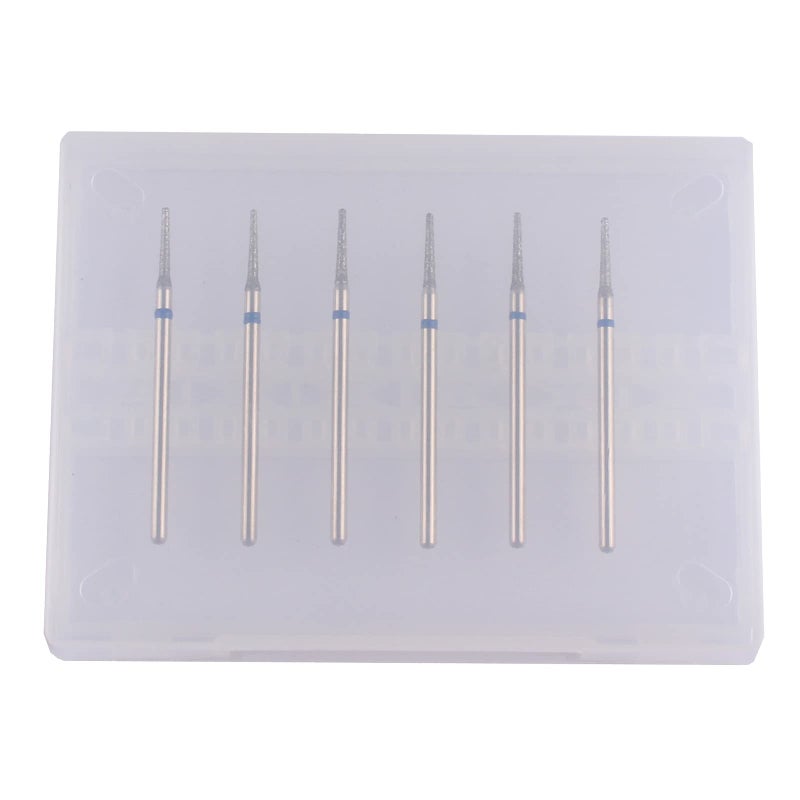 MZCMSL 6pcs Needle Shaped Cuticle Drill Bits for Manicure Under Nail, 3/32 shank Diamond Nail Bit - Image 4