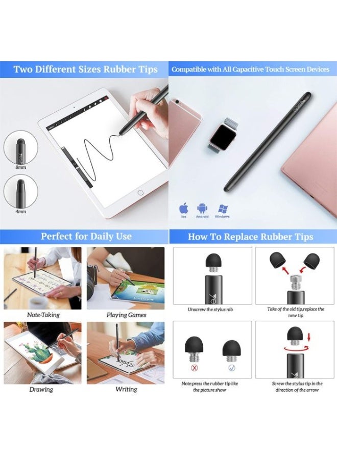YESIDO ST01 Professional Dual-Tip Stylus (9mm) High-Precision Touch Pen - Compatible with All iOS, Android, and Windows Devices - Image 5
