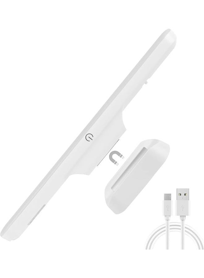 Sky-Touch Under Cabinet Lights，Rechargeable Battery Led Lights Ba，Dimmable Led Light Bar With 3 Color Modes， USb Rechargeable，Wall Shelf, Closet, Mirror, Bedside, Kitchen Lighting - Image 1